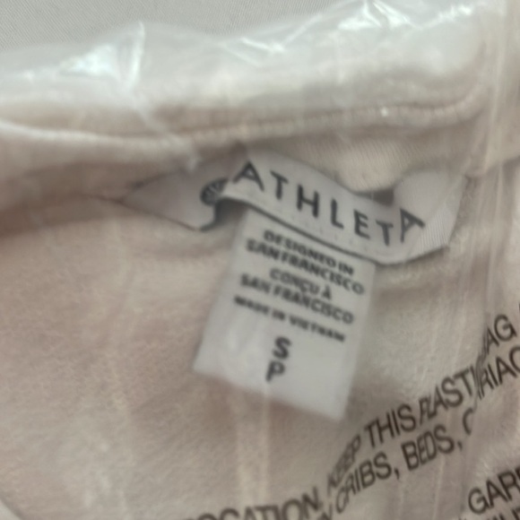 (NWT) ATHLETA Mindset Sweatshirt in Bright White, Small - Picture 10 of 12